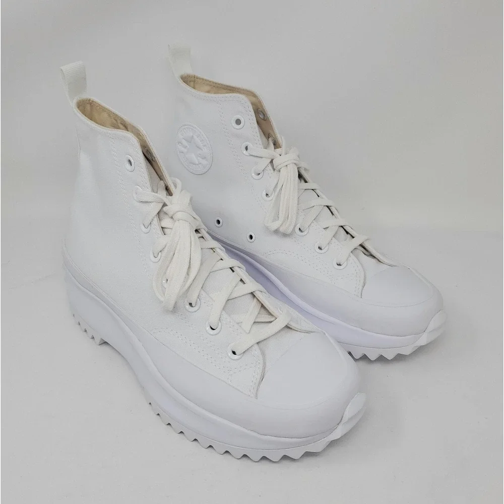 Converse Men's Run Star Hiker Hi-Top All White Sneaker Boots 170777C‎ NEW 9.5